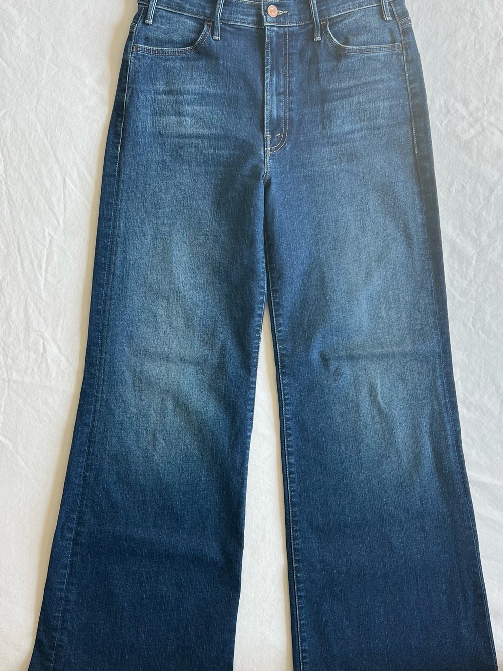 MOTHER Hustler Roller Sneak Jean in Troublemaker wash 30 - Picture 5 of 13